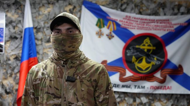 Командир штурмовой роты 155-го полка 55-й дивизии морской пехоты Асума
