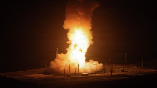 Тестовый пуск межконтинентальной баллистической ракеты Minuteman III. 20 мая 2026 года