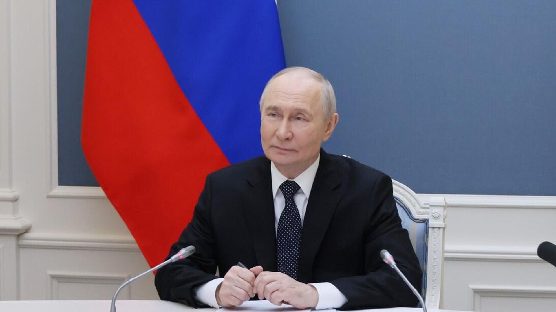 Владимир Путин совместно с Александром Лукашенко проводит по видеосвязи учения ядерных сил Владимир Путин совместно с Александром Лукашенко проводит по видеосвязи учения ядерных сил - РИА Новости, 1920, 21.05.2026