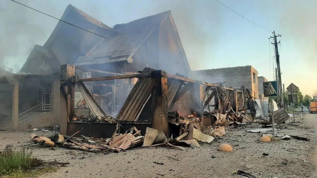 Последствия удара ВСУ в Старобельске в ЛНР Последствия удара ВСУ в Старобельске в ЛНР - РИА Новости, 1920, 28.06.2026
