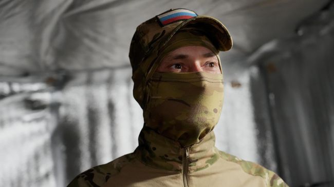 Боец группы подвоза с позывным Дискач