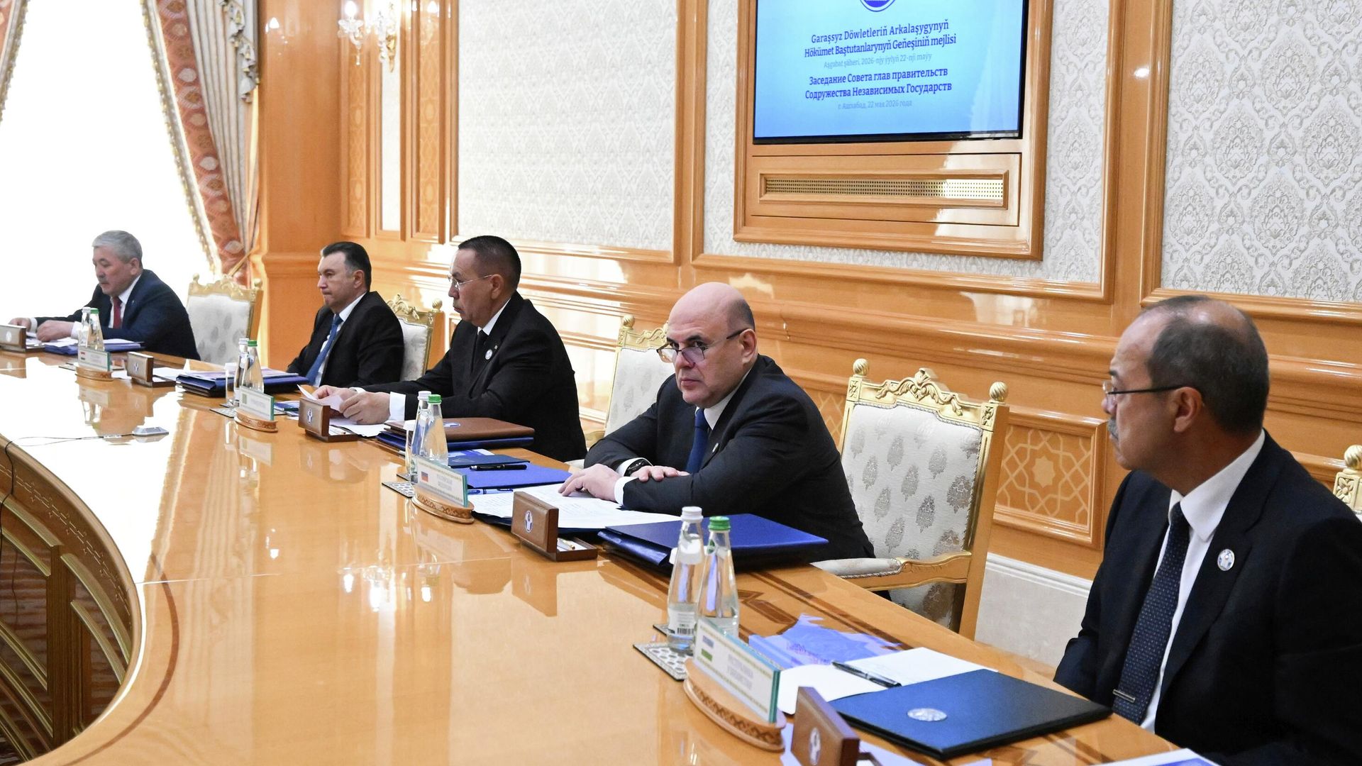 Председатель правительства РФ Михаил Мишустин на заседании Совета глав правительств Содружества Независимых Государств. 22 мая 2026 Председатель правительства РФ Михаил Мишустин на заседании Совета глав правительств Содружества Независимых Государств. 22 мая 2026 - РИА Новости, 1920, 22.05.2026