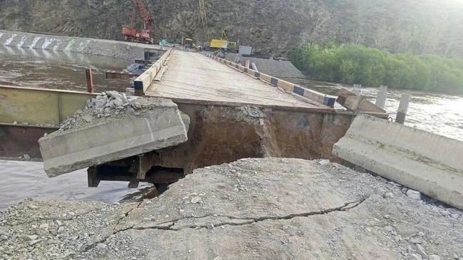 Последствия обильных осадков в Бурятии