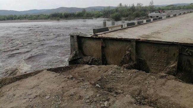 Последствия обильных осадков в Бурятии