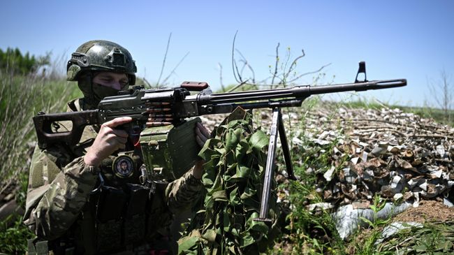 Российские военнослужащие в зоне СВО 
