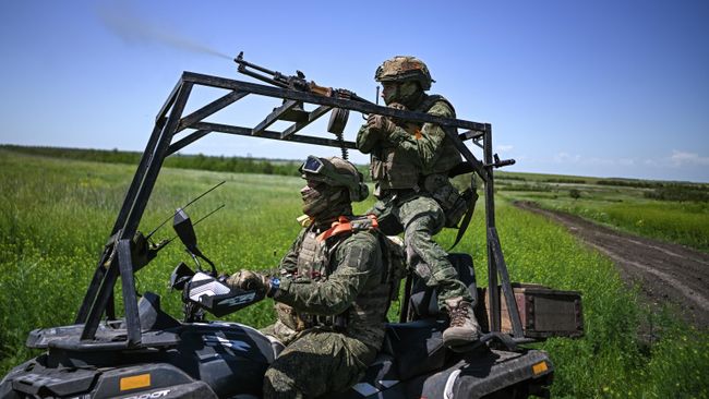 Российские военнослужащие в зоне СВО 
