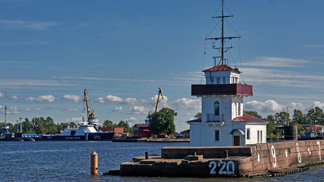 Вид на Лесную гавань в Кронштадте