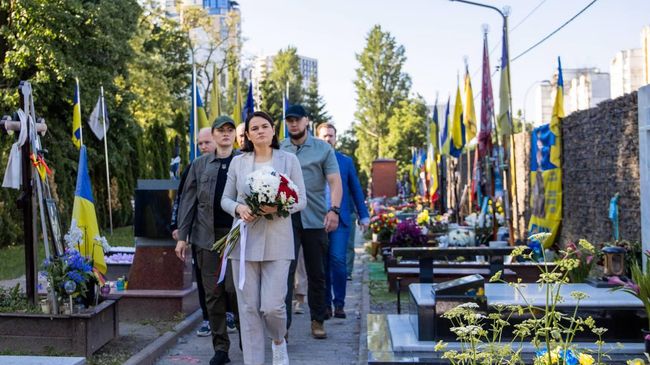 Светлана Тихановская в Киеве, Украина