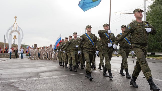 Митинг, посвященный годовщине ввода миротворческих сил России в Приднестровскую Молдавскую Республику