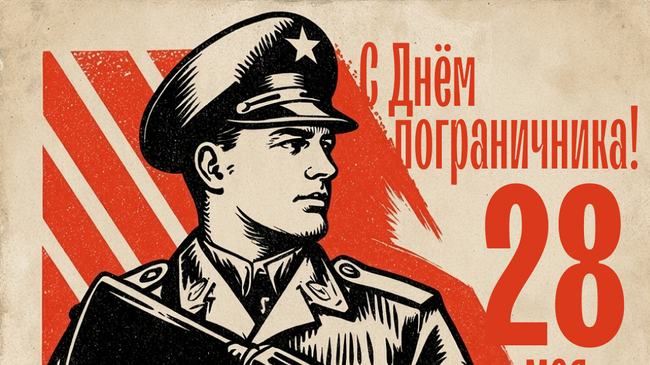 Открытка с Днем пограничника