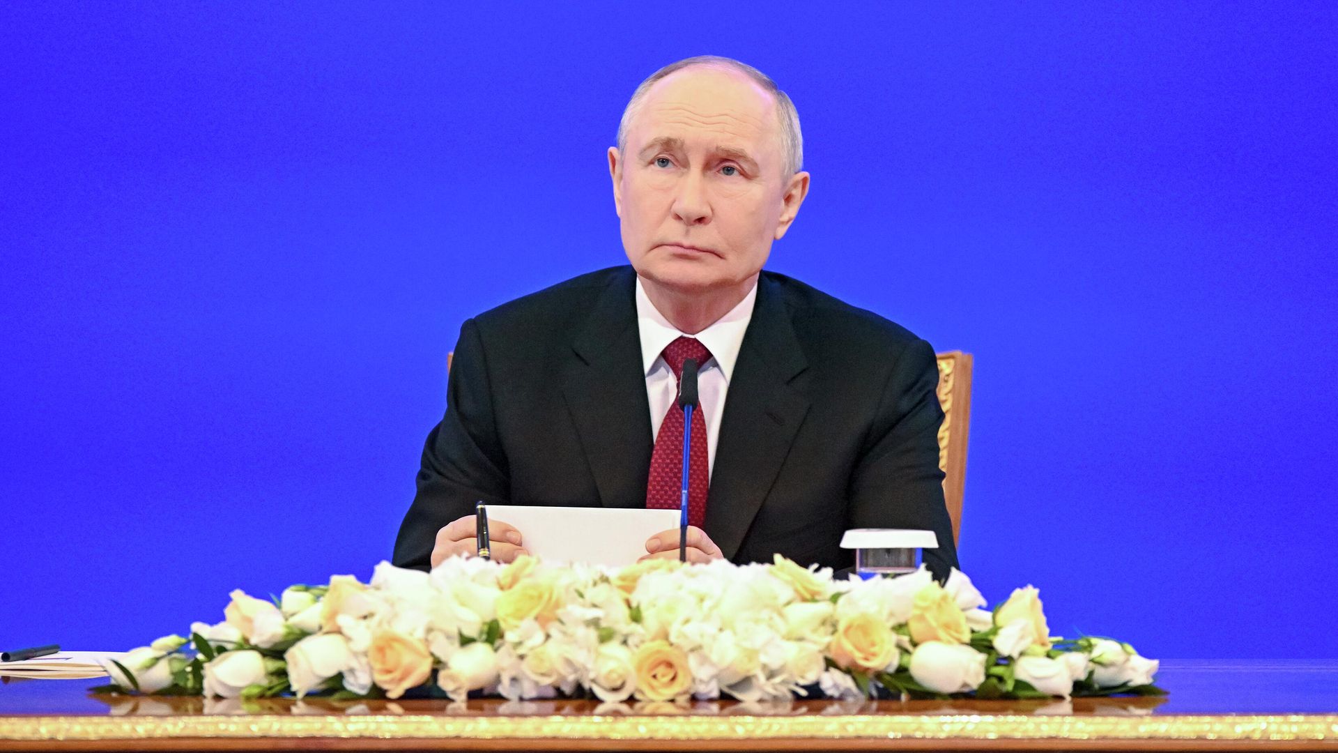 Президент России Владимир Путин во Дворце Независимости в Астане Президент России Владимир Путин во Дворце Независимости в Астане - РИА Новости, 1920, 28.05.2026