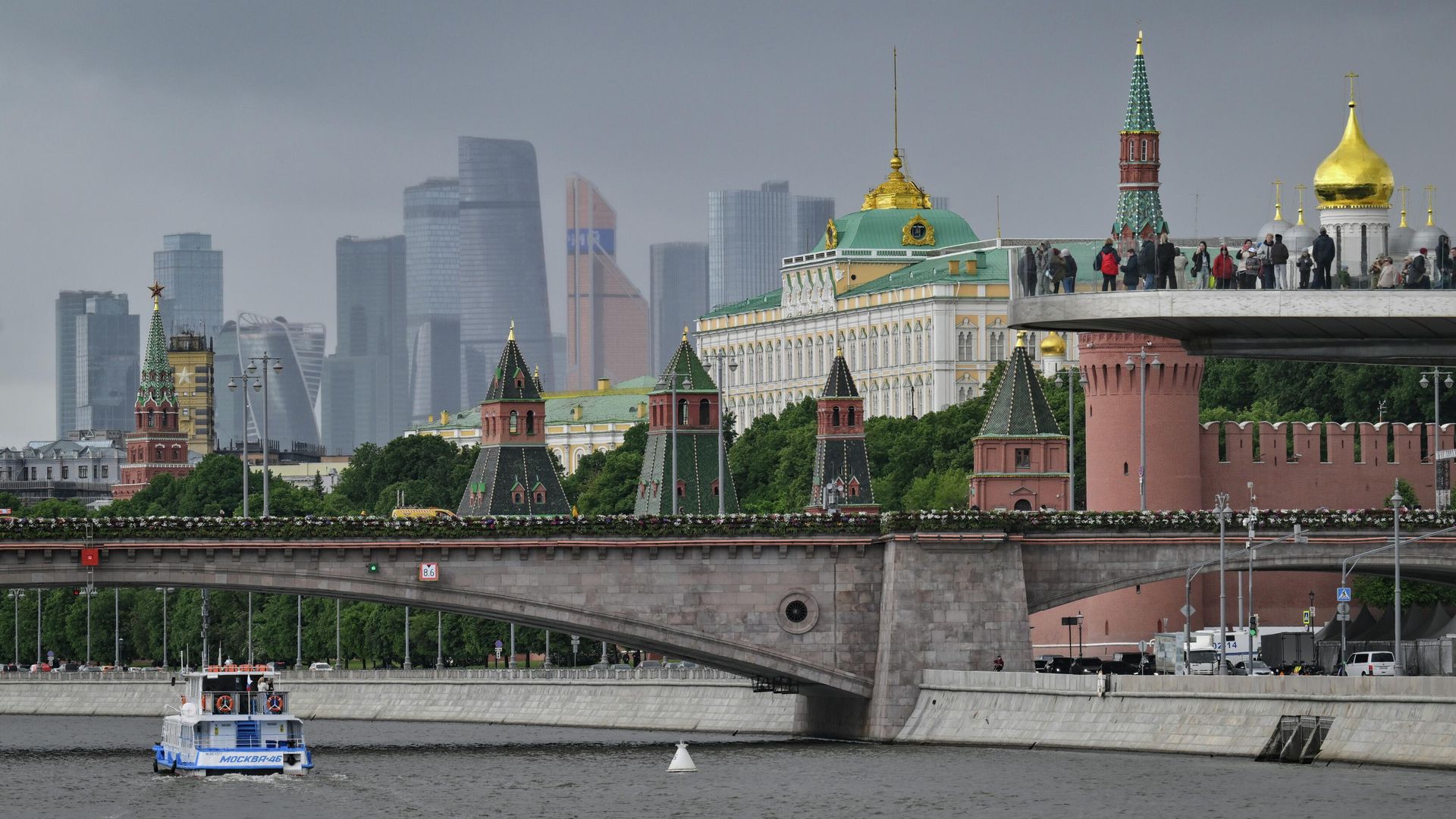 Вид на Кремль в Москве Вид на Кремль в Москве - РИА Новости, 1920, 08.06.2026