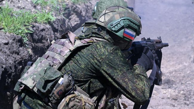 Российский военнослужащий