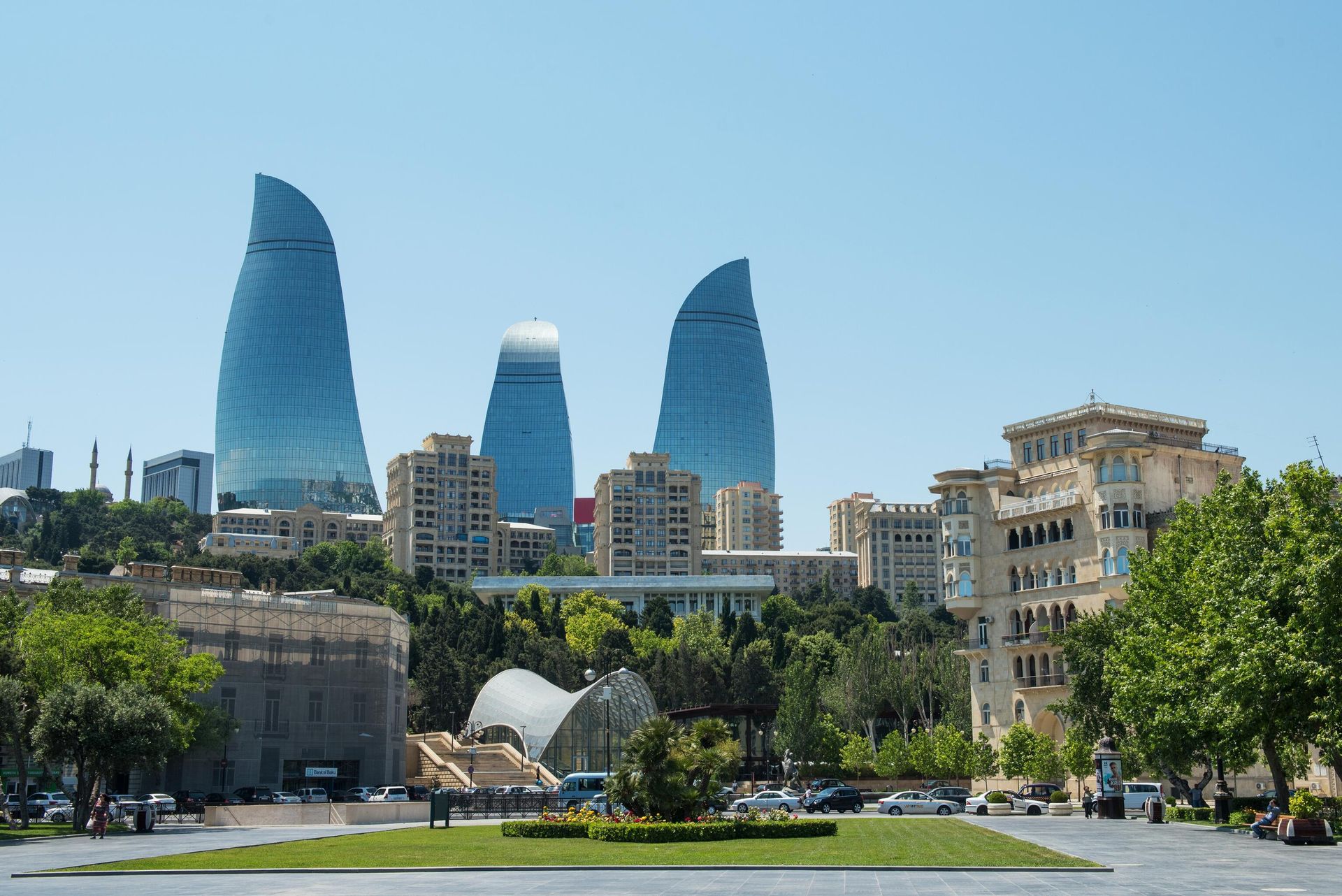 Комплекс Flame Towers в Баку - РИА Новости, 1920, 01.06.2026