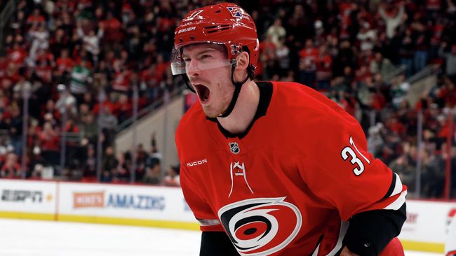 Хоккеист Каролины Харрикейнз Андрей Свечников