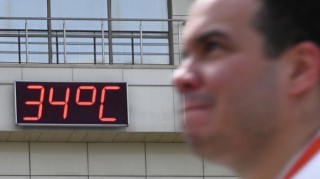 Аномальная жара в Москве