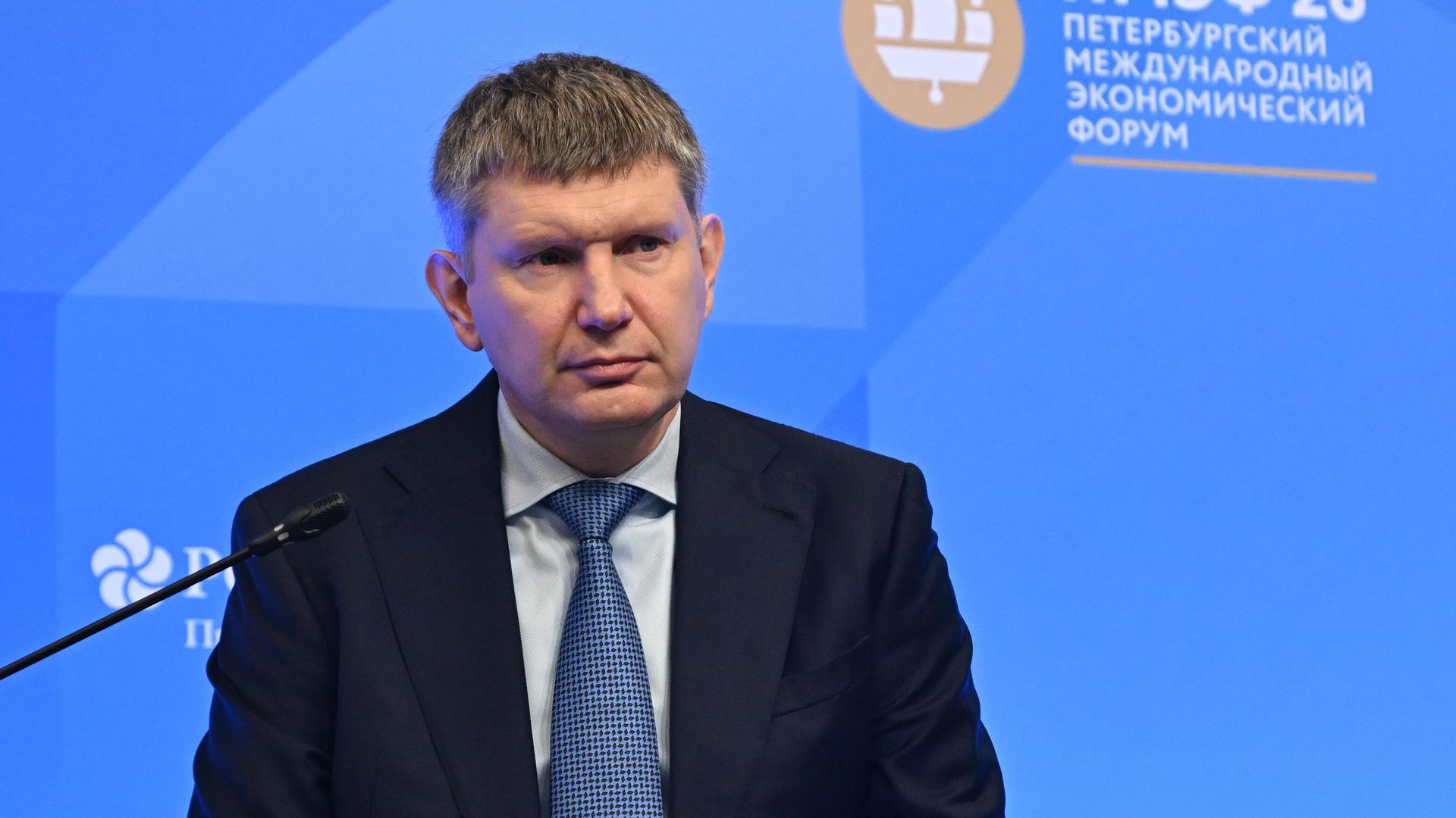 Максим Решетников на ПМЭФ-2026 Максим Решетников на ПМЭФ-2026 - РИА Новости, 1920, 06.06.2026