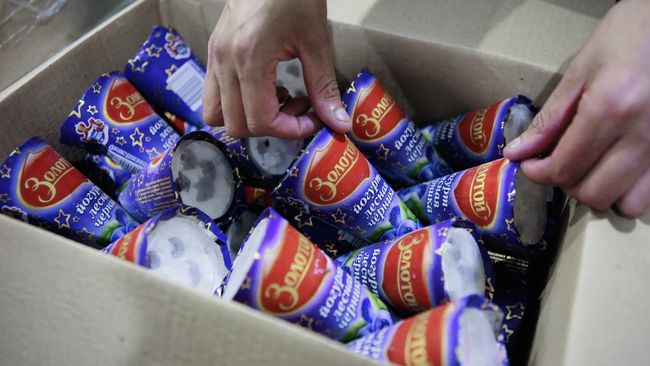 Производственно-упаковочная линия на предприятии ОАО ТД Русский холодъ