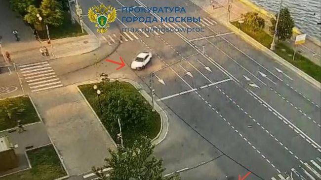 ДТП с легковушкой Kia в Москве ДТП с легковушкой Kia в Москве