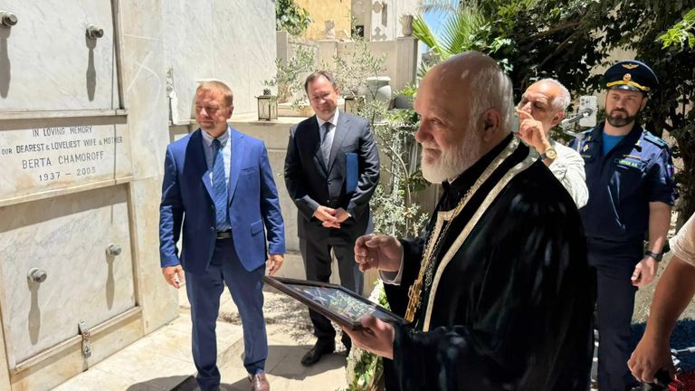 Торжественное открытие мемориала русским офицерам в Бейруте Торжественное открытие мемориала русским офицерам в Бейруте