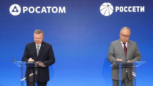 Россети и Росатом подписали дорожную карту для расширения сотрудничества Россети и Росатом подписали дорожную карту для расширения сотрудничества