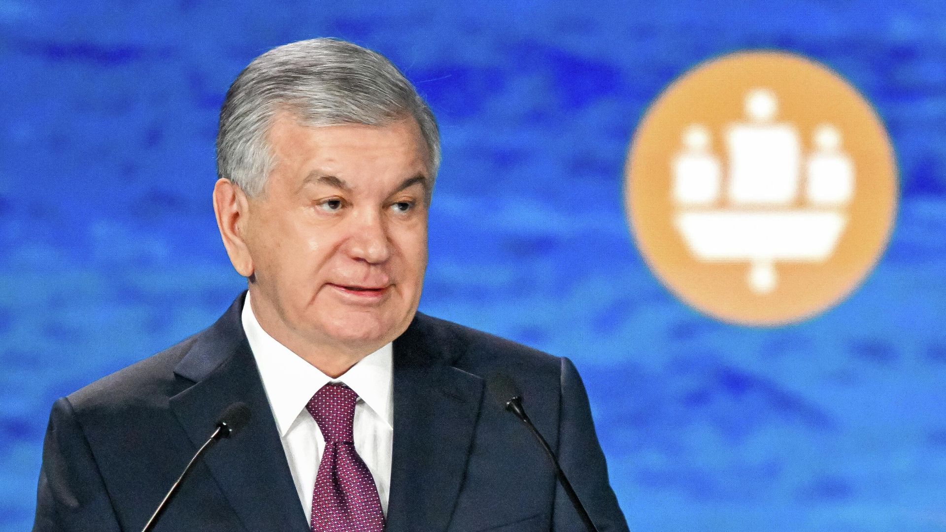 Президент Узбекистана Шавкат Мирзиёев на пленарном заседании XXIX Петербургского международного экономического форума Президент Узбекистана Шавкат Мирзиёев на пленарном заседании XXIX Петербургского международного экономического форума - РИА Новости, 1920, 05.06.2026