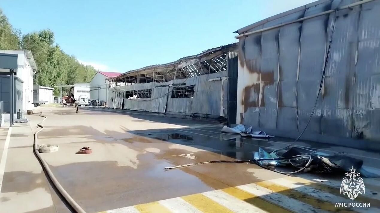 Пожар на складе в Волжске в Марий Эл Пожар на складе в Волжске в Марий Эл - РИА Новости, 1920, 07.06.2026