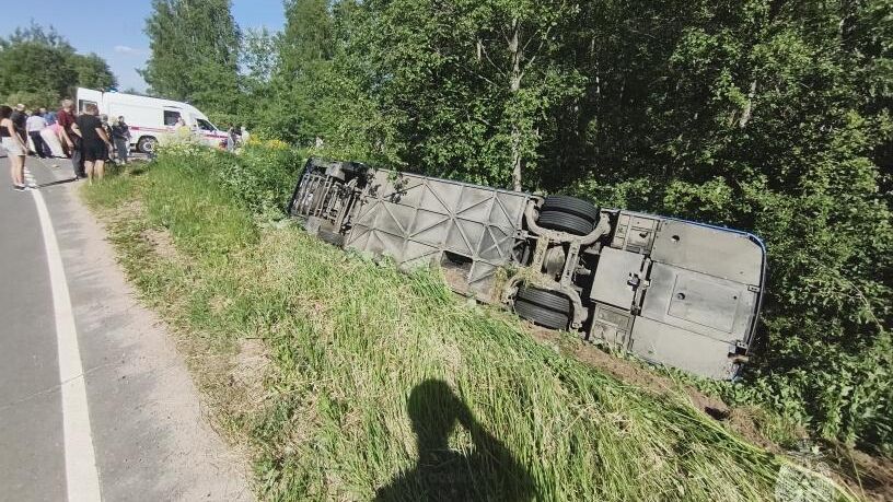 Последствия ДТП с участием экскурсионного автобуса в Ярославской области - РИА Новости, 1920, 07.06.2026