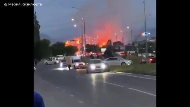 Пожар в Кизилюрте