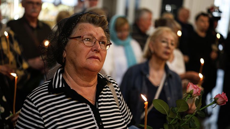 Церемония прощания с народной артисткой СССР Людмилой Чурсиной в Спасо-Преображенском соборе Санкт-Петербурга Церемония прощания с народной артисткой СССР Людмилой Чурсиной в Спасо-Преображенском соборе Санкт-Петербурга
