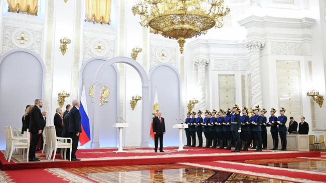 Президент РФ Владимир Путин на церемонии вручения Государственных премий