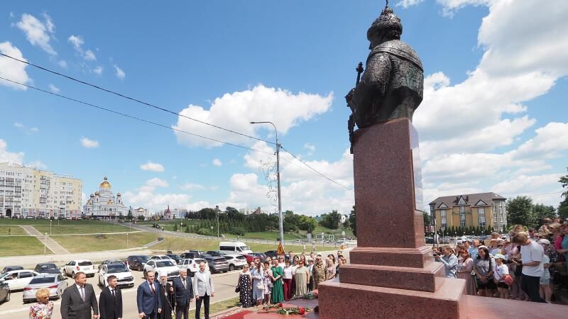 Открытие памятника царю Михаилу Федоровичу Романову в Саранске - РИА Новости, 1920, 12.06.2026