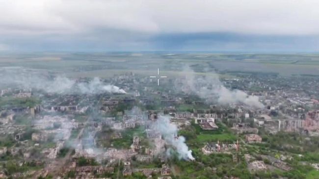 Российские войска взяли под контроль районы Константиновки