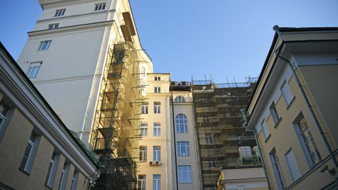 Реставрация доходного дома А. И. Шамшина на улице Знаменка Реставрация доходного дома А. И. Шамшина на улице Знаменка
