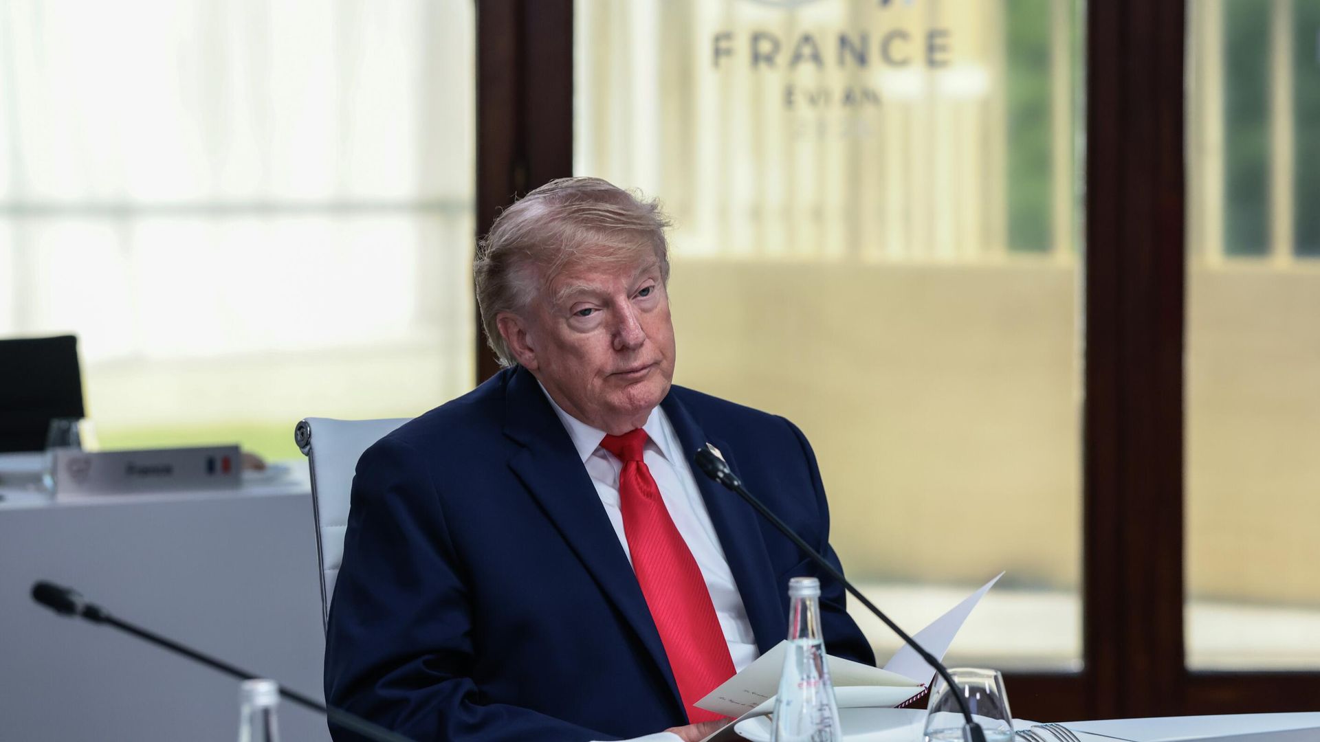 Президент США Дональд Трамп на саммите G7 во Франции Президент США Дональд Трамп на саммите G7 во Франции - РИА Новости, 1920, 17.06.2026