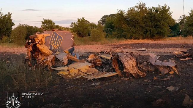 Украинский Су-24М, потерпевший крушение в Хмельницкой области