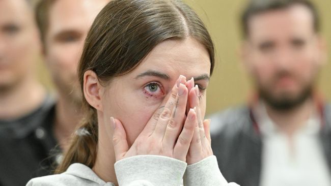 Блогер Александра Митрошина в Тверском районном суде в Москве Блогер Александра Митрошина в Тверском районном суде в Москве