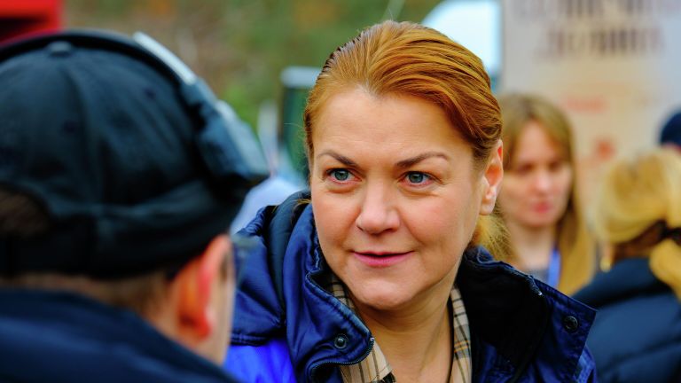 Кадр из сериала Дальнобойщица