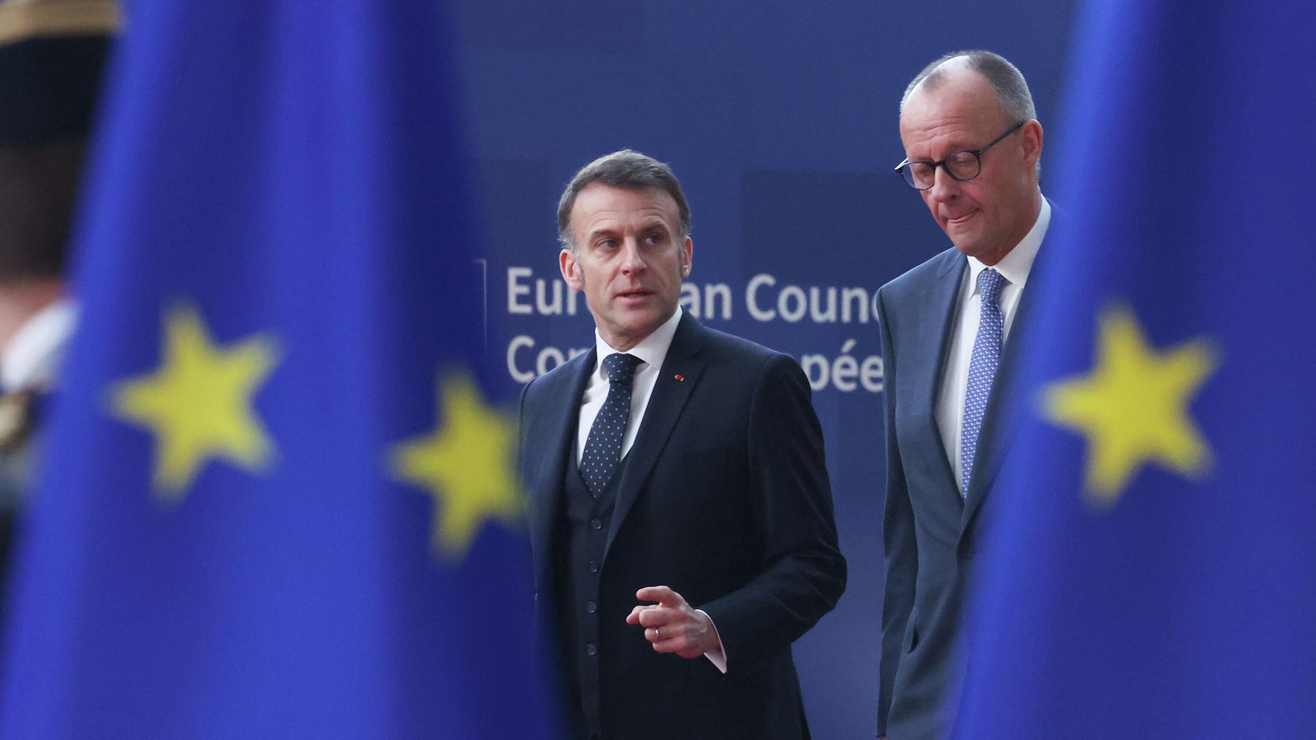 Канцлер Германии Фридрих Мерц и президент Франции Эммануэль Макрон Канцлер Германии Фридрих Мерц и президент Франции Эммануэль Макрон - РИА Новости, 1920, 28.07.2026