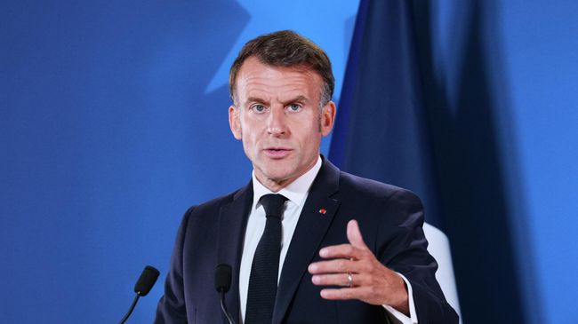 Президент Франции Эммануэль Макрон