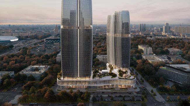 Бизнес-центр Поле на Ленинградском проспекте в Москве