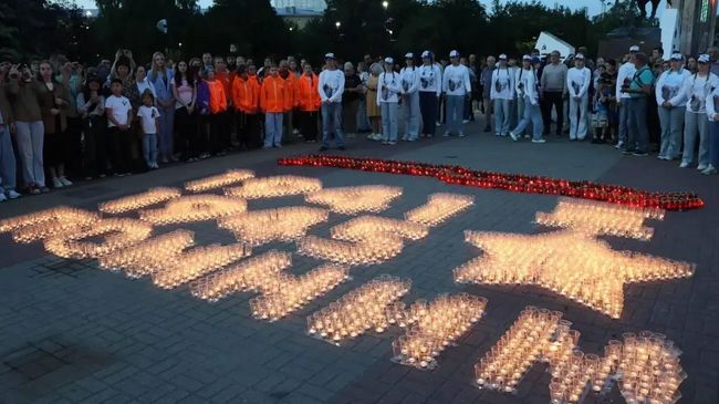 Акция Свеча памяти в Калужской области