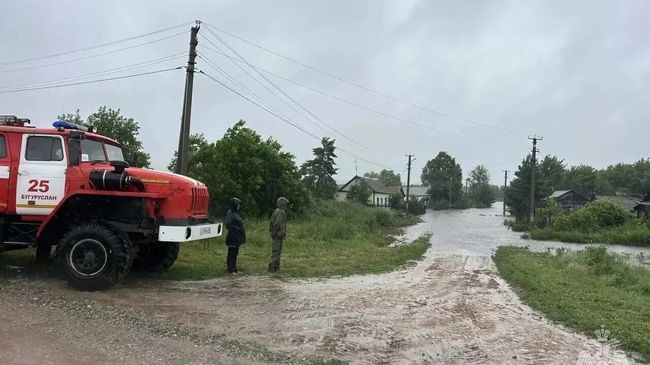 Последствия проливных дождей в Бугуруслане