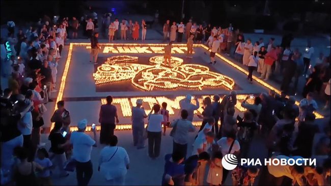 Акция Свеча памяти в Ташкенте