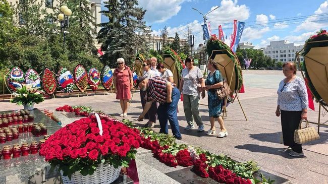 Акция ко Дню памяти и скорби в Белгороде