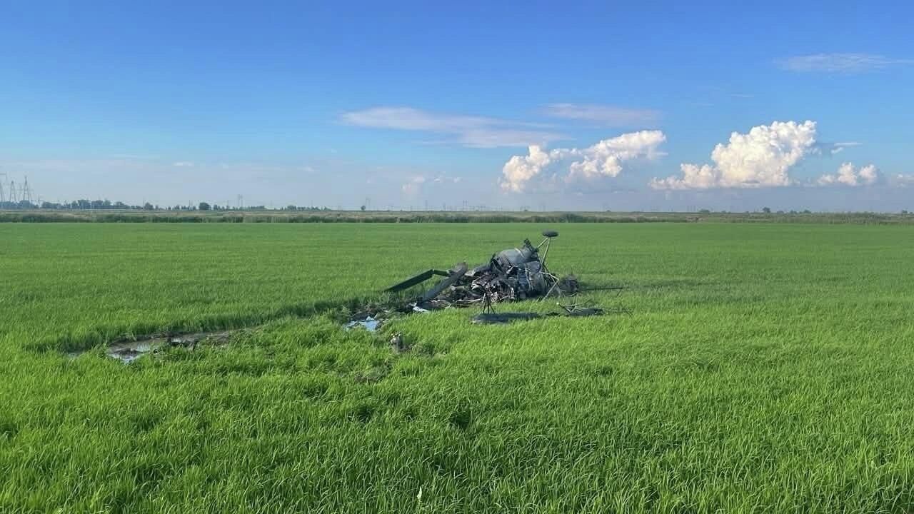 Место крушения вертолета Ми-2 в Краснодарском крае Место крушения вертолета Ми-2 в Краснодарском крае - РИА Новости, 1920, 31.08.2026