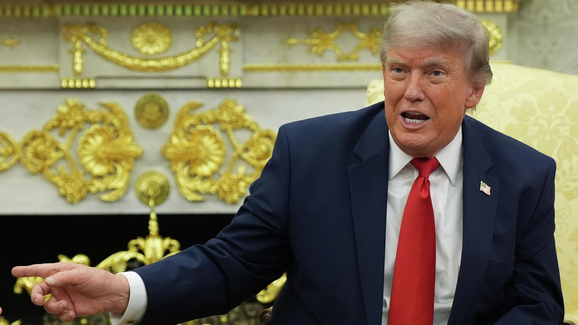 Президент США Дональд Трамп во время встречи с генеральным секретарем НАТО Марком Рютте в Овальном кабинете Президент США Дональд Трамп во время встречи с генеральным секретарем НАТО Марком Рютте в Овальном кабинете - РИА Новости, 1920, 25.06.2026