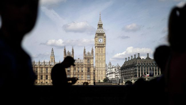 Здание парламента в Вестминстере, Лондон, Великобритания