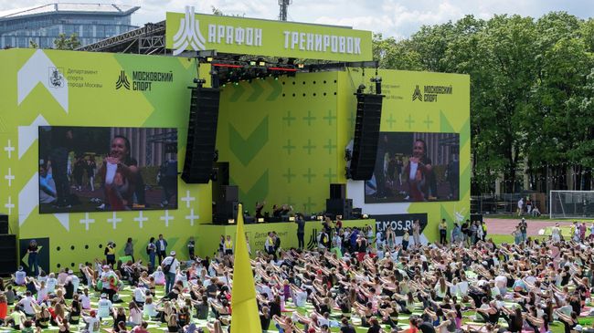 Московский марафон тренировок состоится в Лужниках 27 июня