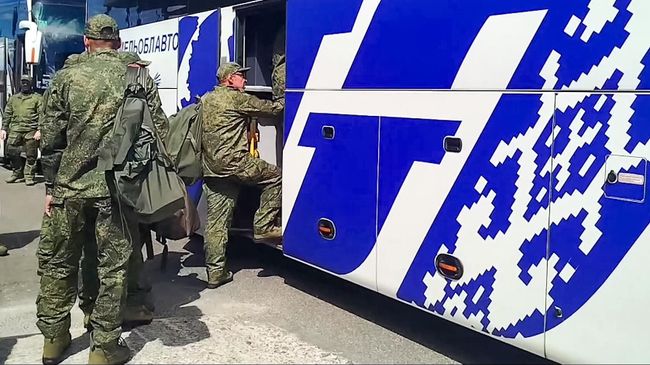 Возвращенные из украинского плена российские военнослужащие